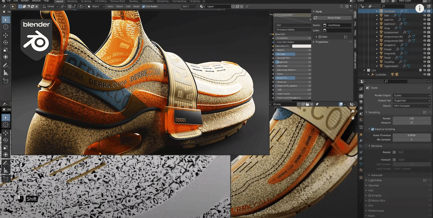 Material and Texture in Blender
